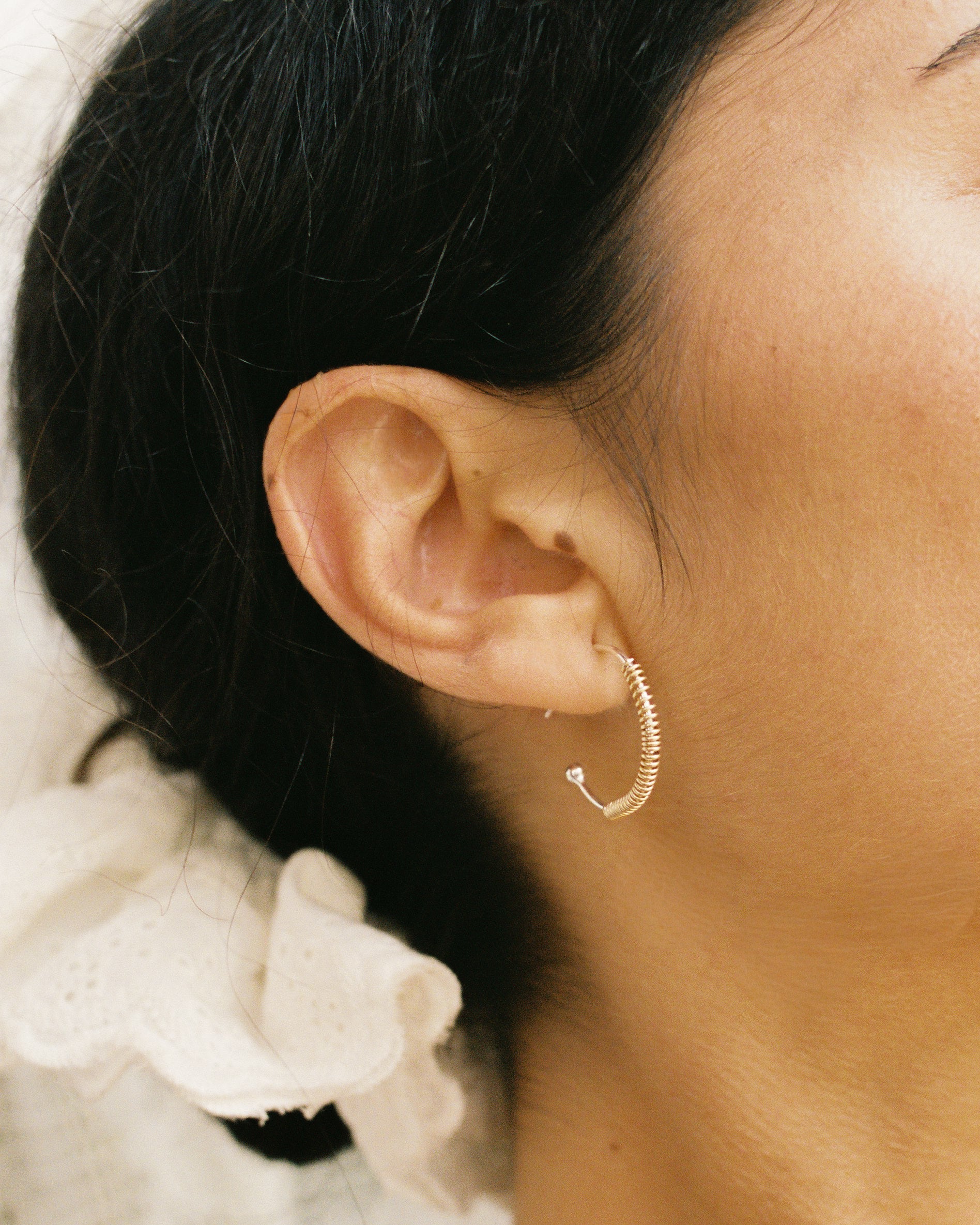Pendientes NÓMADA en Plata y Baño de Oro