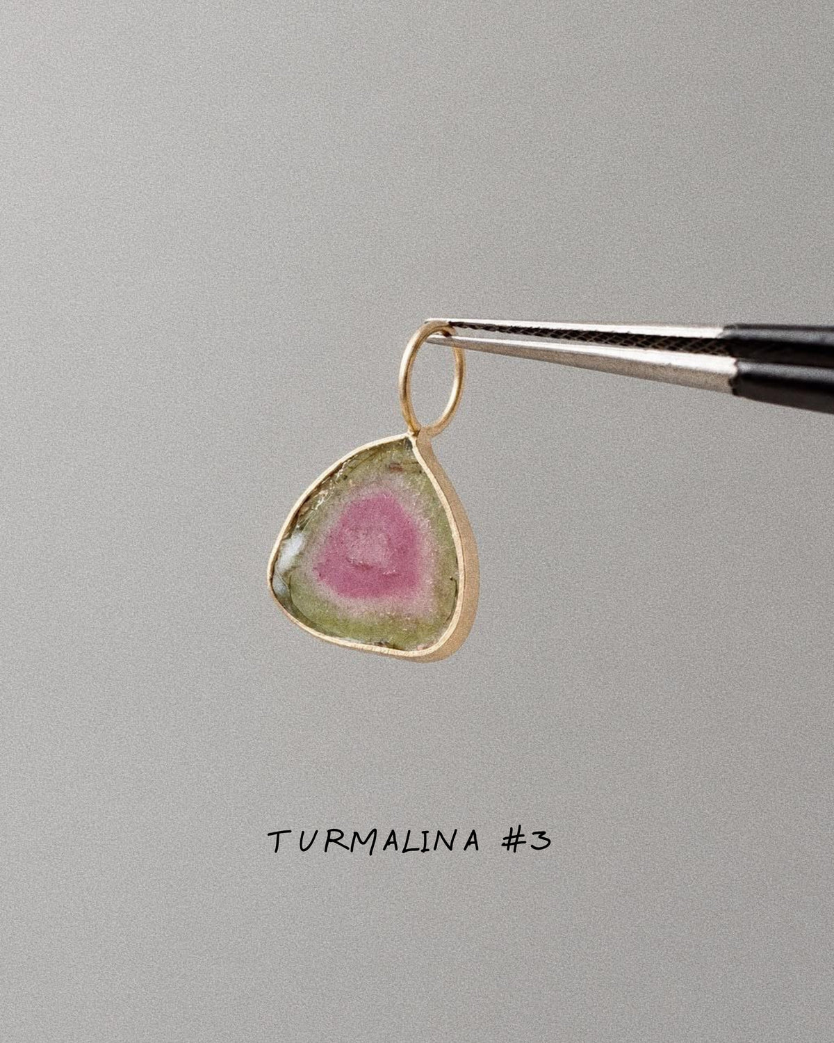 Watermelon Tourmaline / Size S / One-of-a-kind Piece