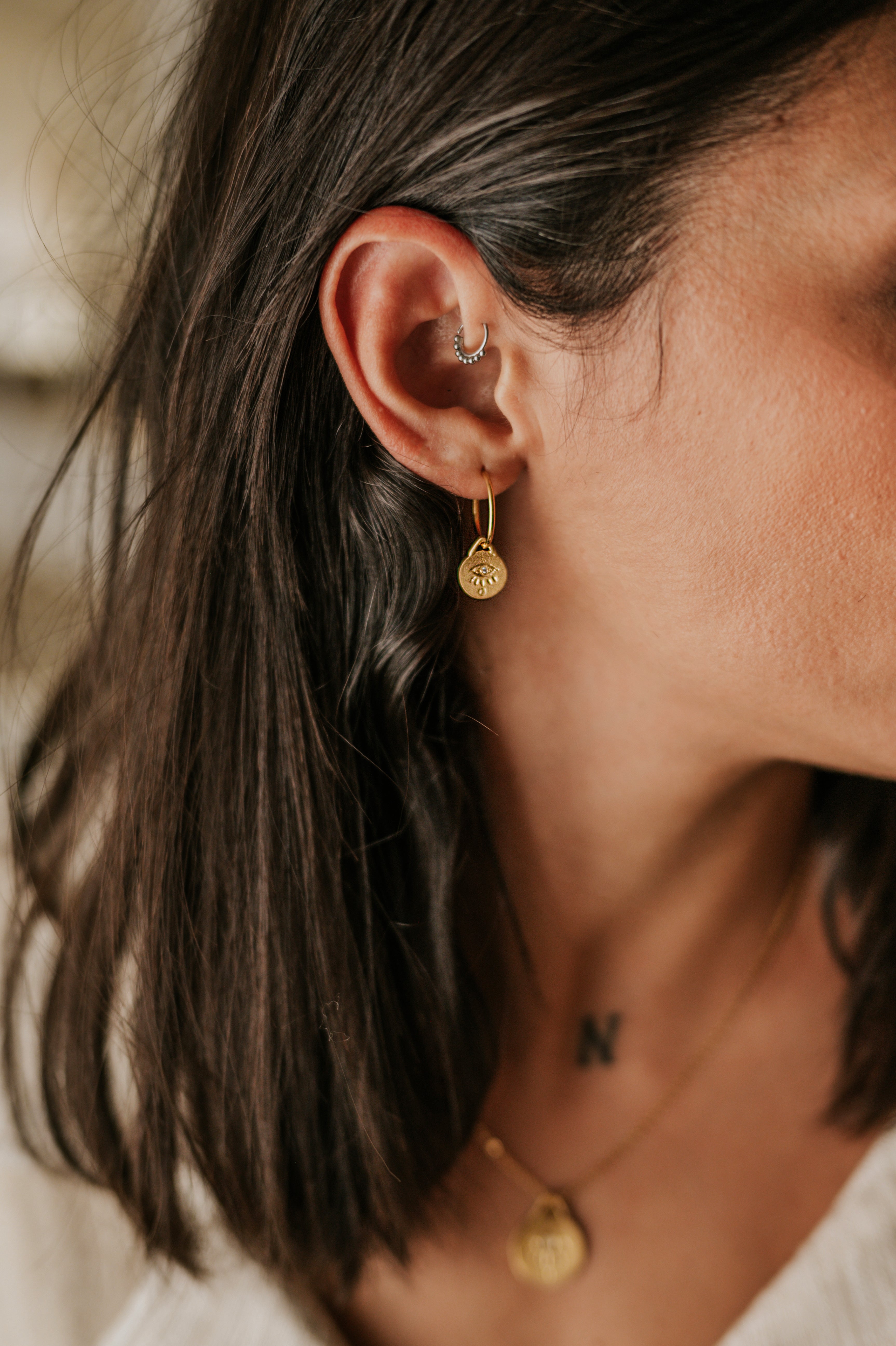 Pendientes Juanita’s Bañado en Oro 18k