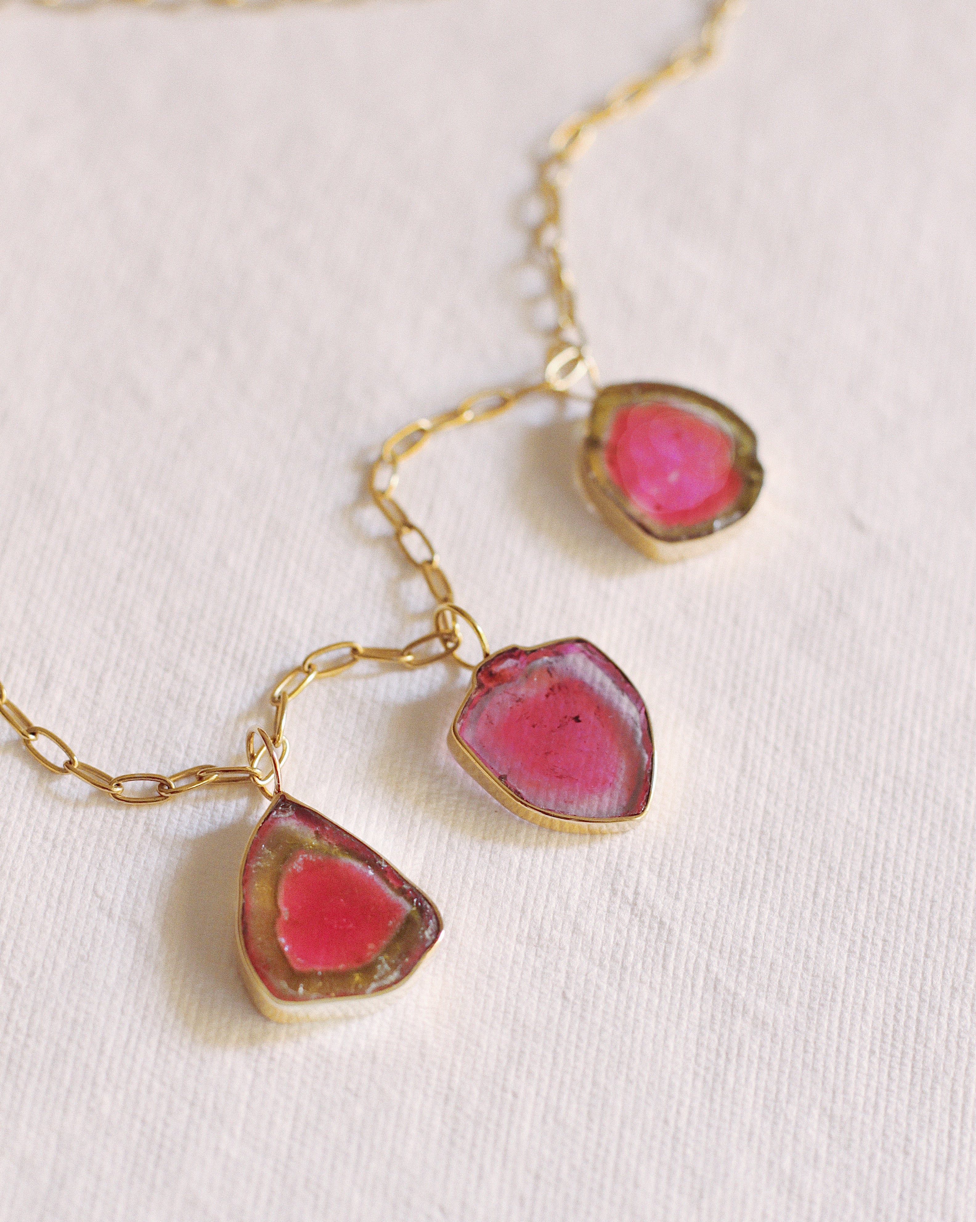 Turmalina Watermelon / Talla L · Pieza Única