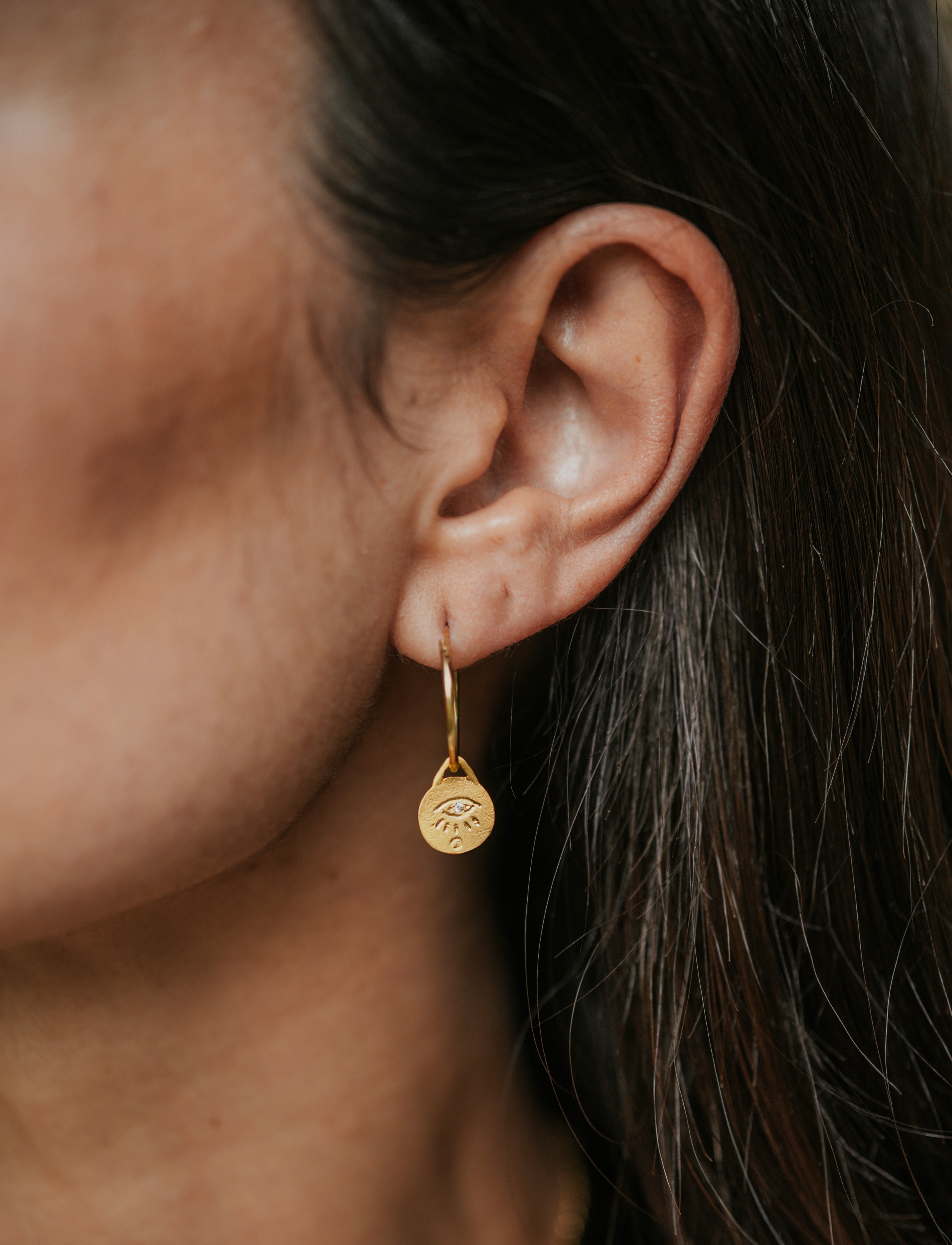 Pendientes Juanita’s Bañado en Oro 18k