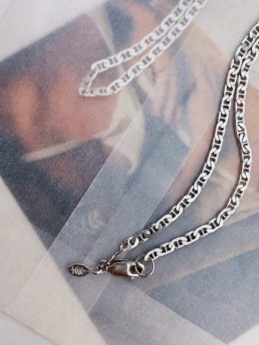 Cadena MARINA en Plata Bañada en Oro 18k