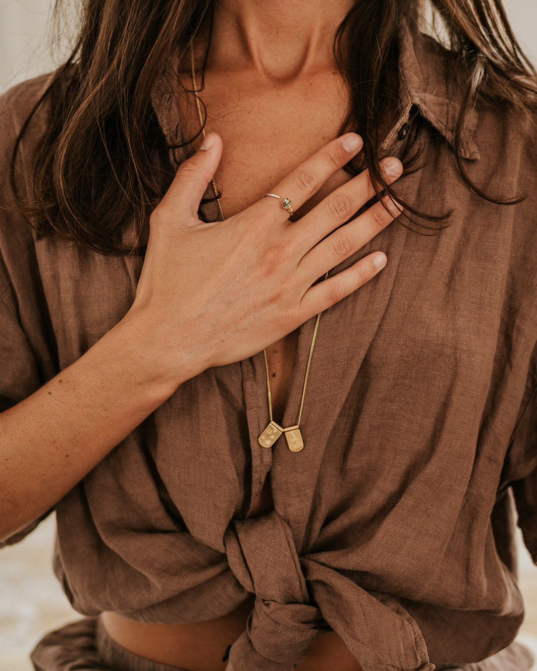 KARMA Bañado en Oro 18k