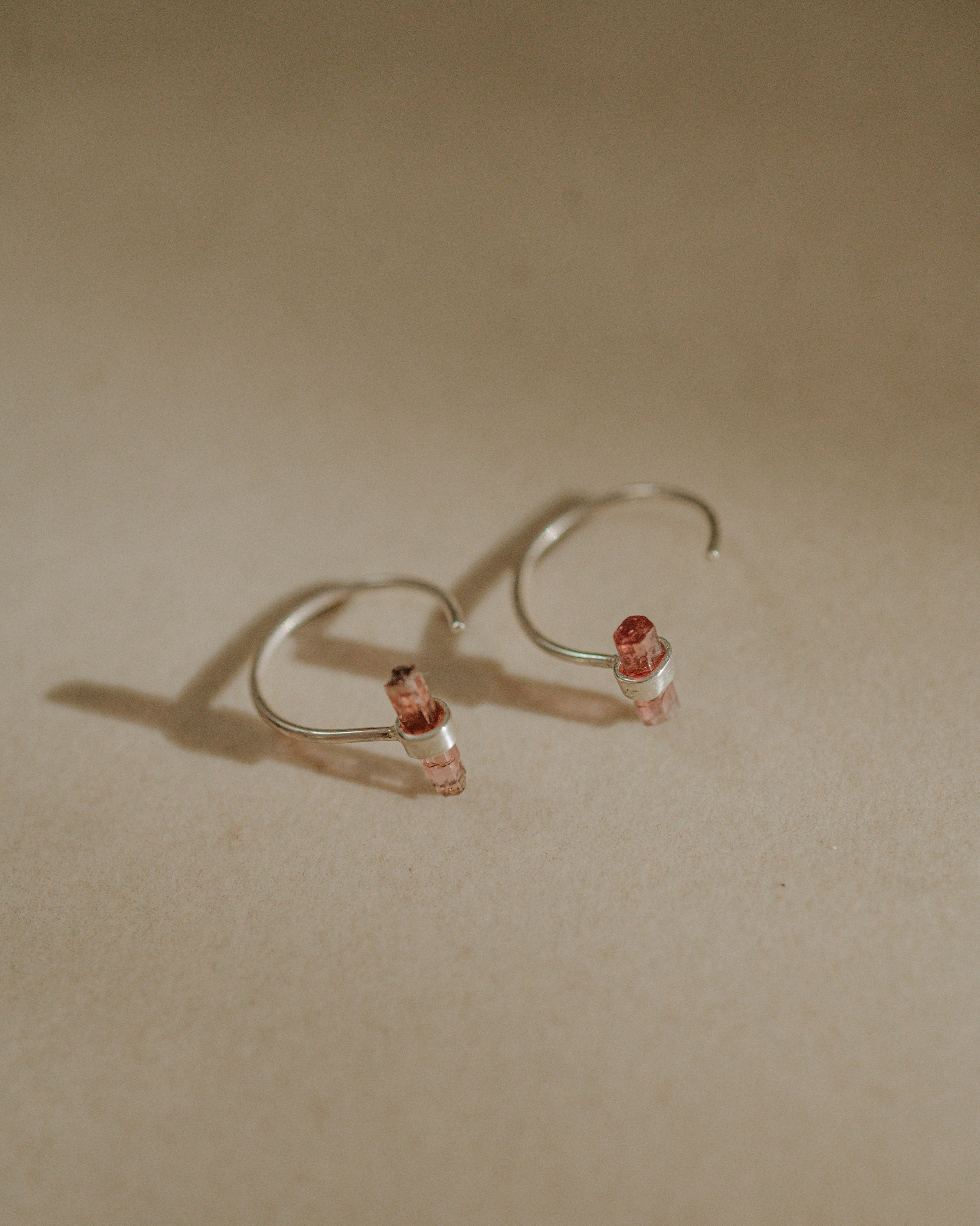 Pendientes Halo en Plata Reciclada