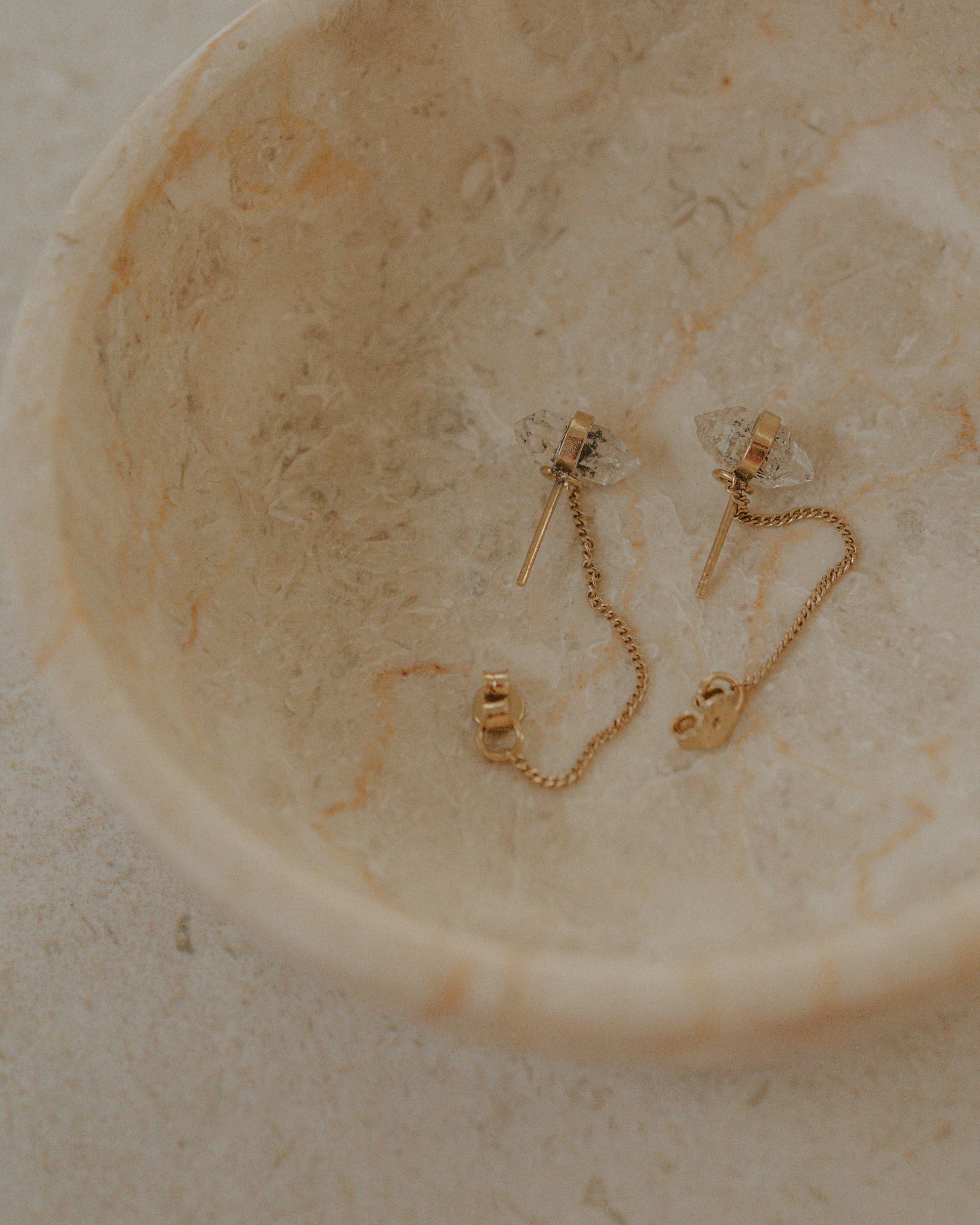 Pendientes Nexa Bañado en Oro