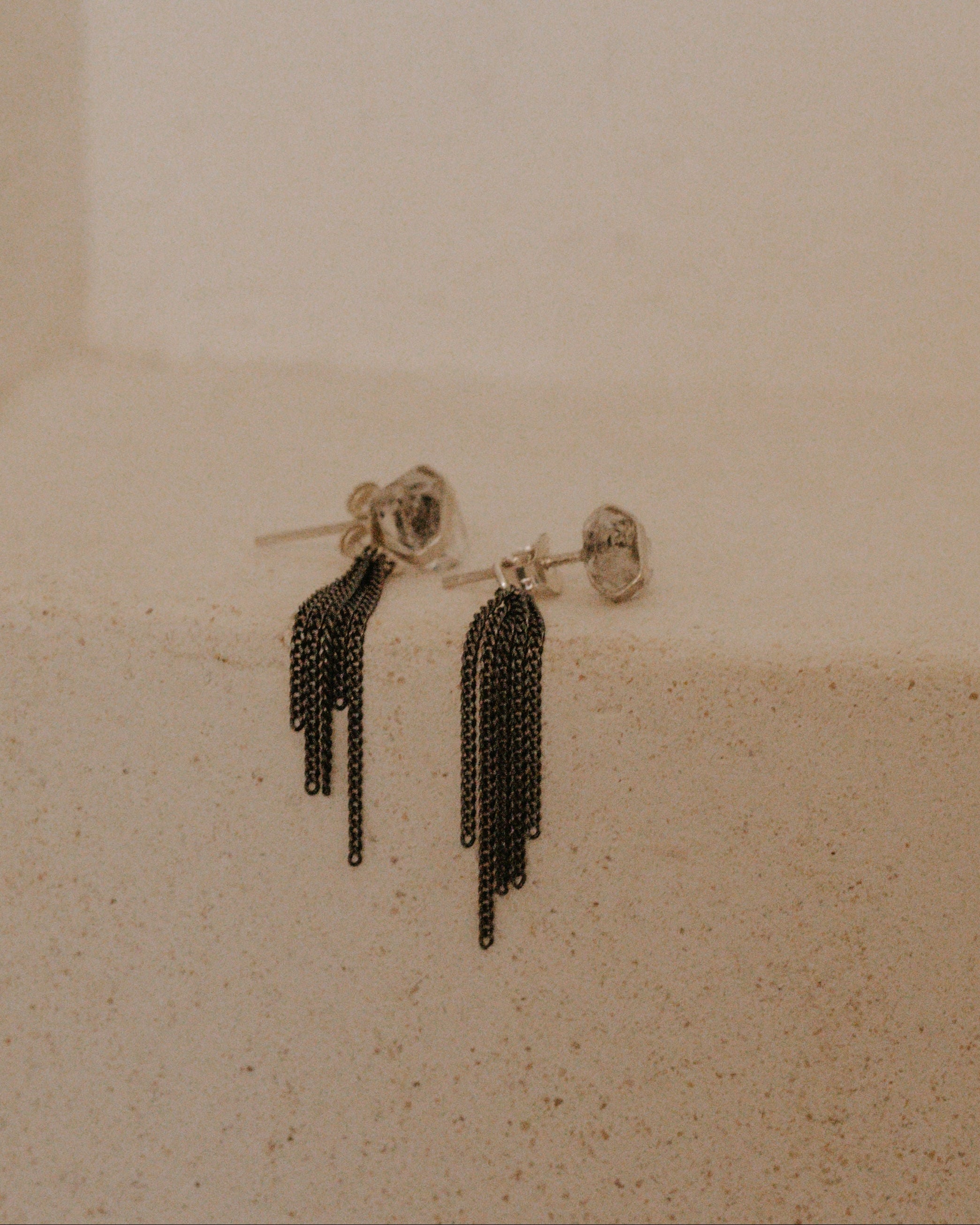 Pendientes Kimsa en Plata Reciclada