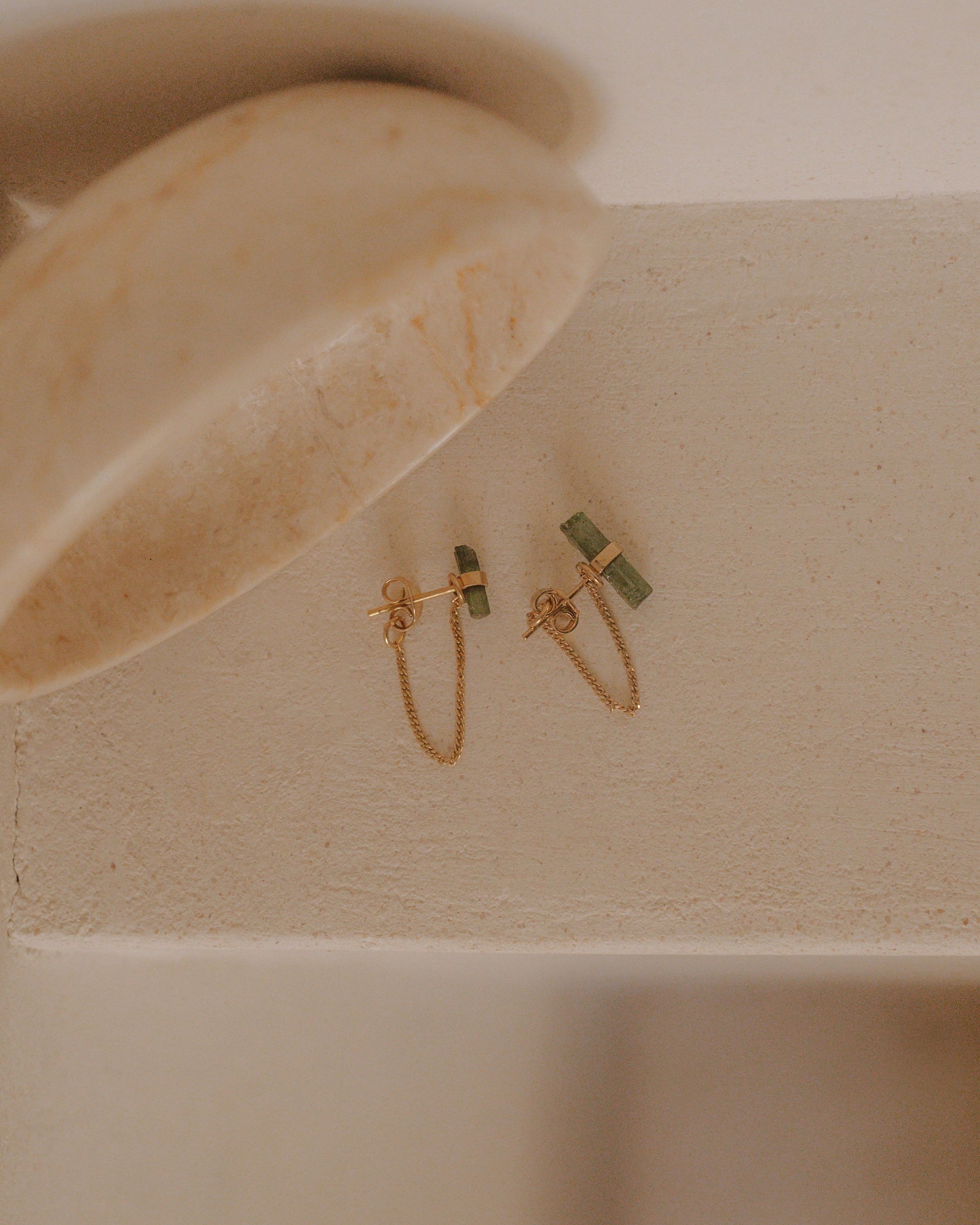 Pendientes Nexa Bañado en Oro