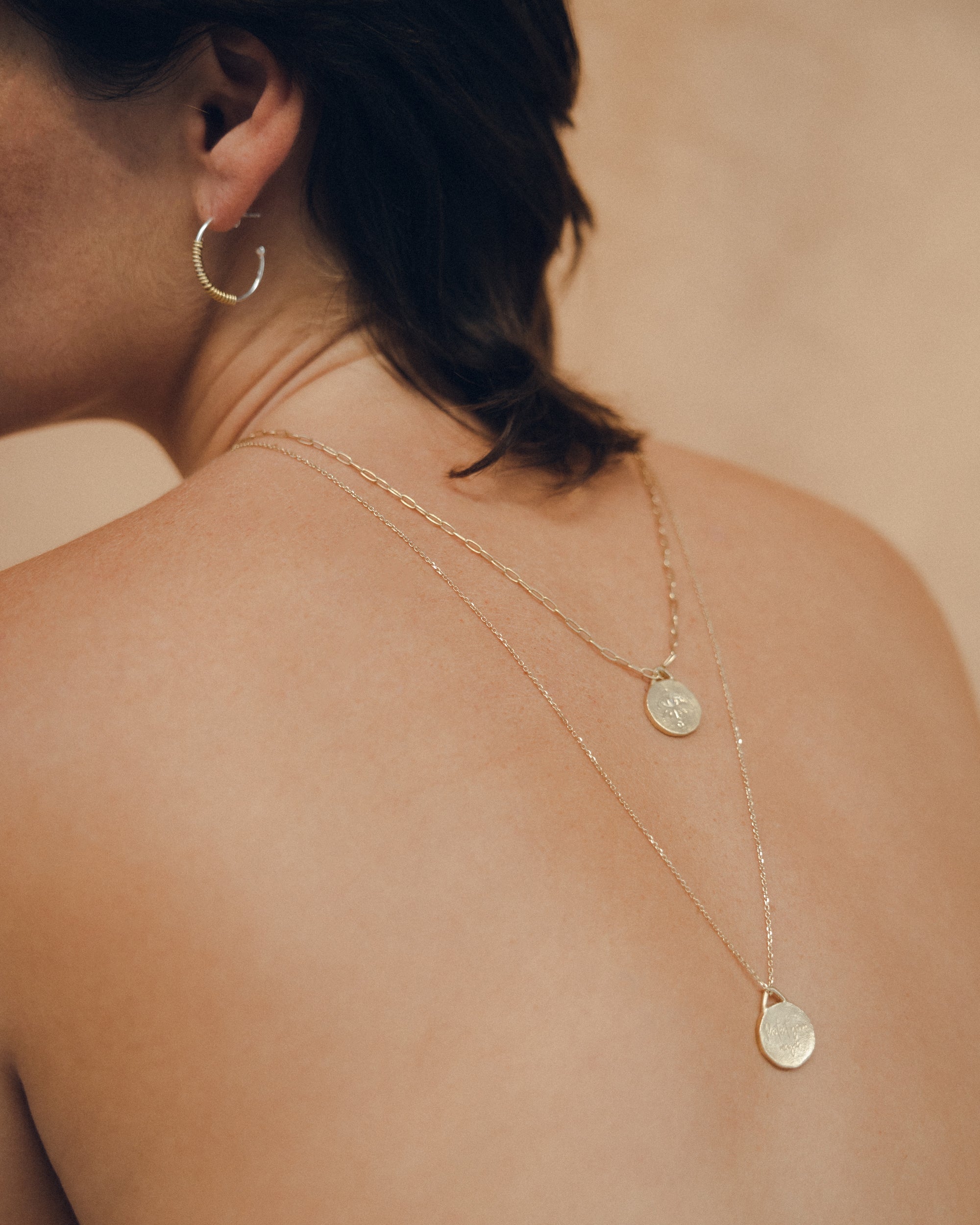 Juanita’s en plata bañada Oro 18k