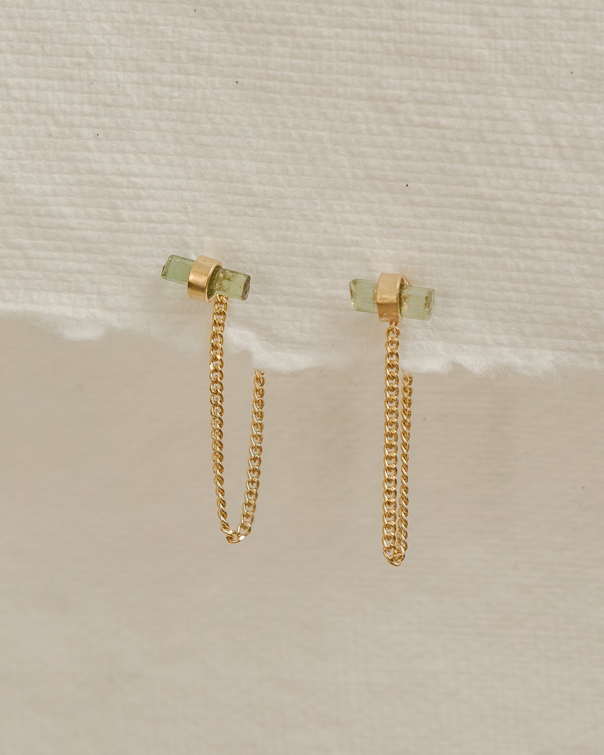 Pendientes Nexa Bañado en Oro