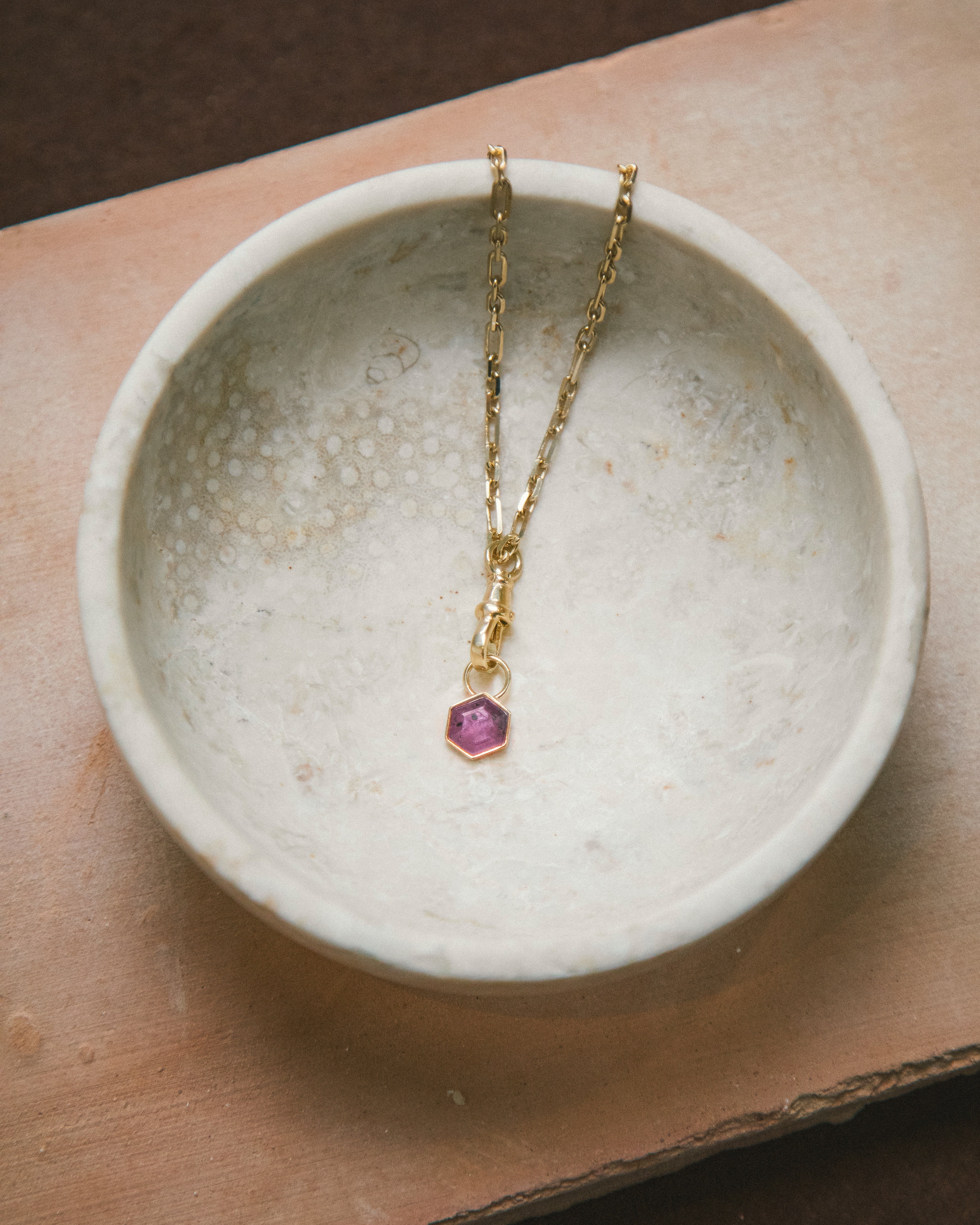 TREASURE · Rubí Bañado en Oro 18k