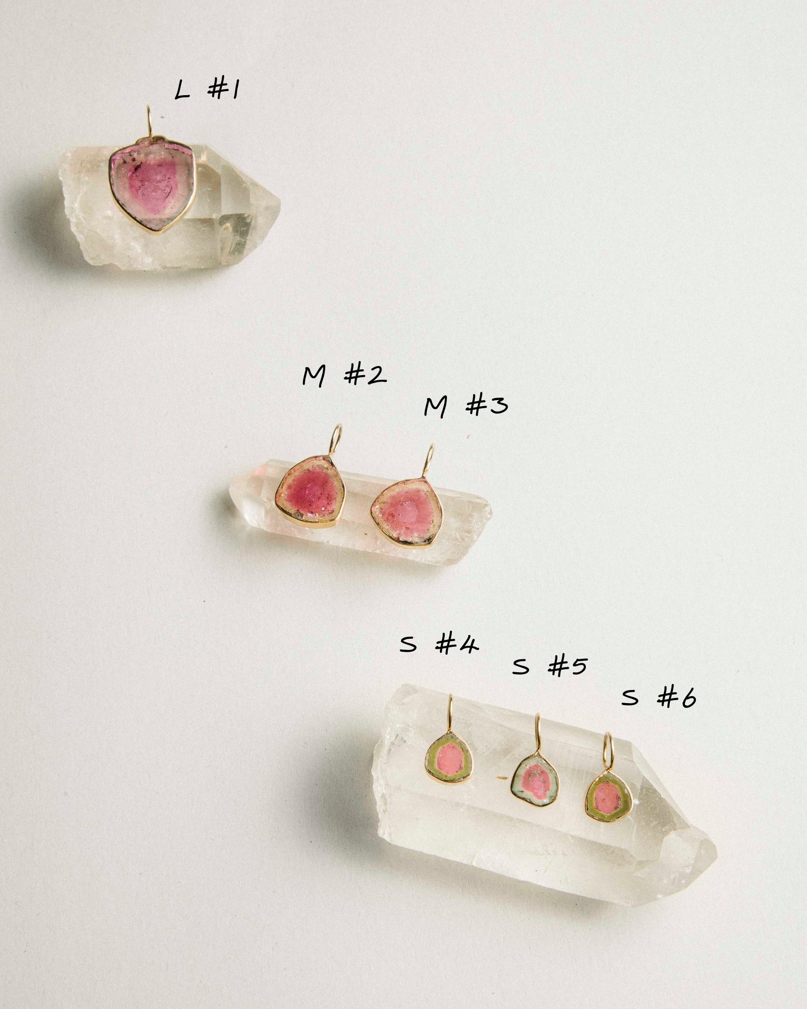 Turmalina Watermelon en Oro 18k