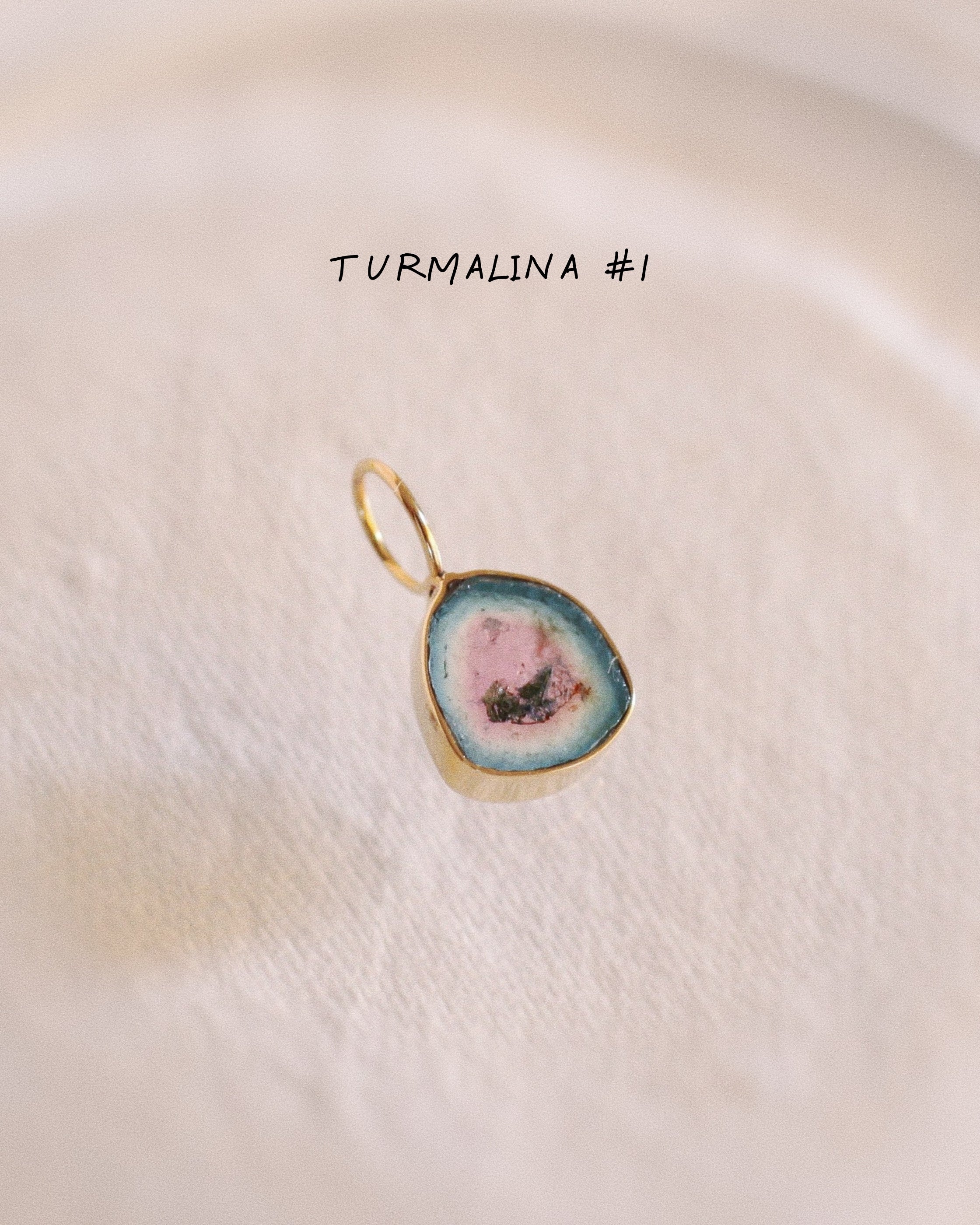 Turmalina Watermelon / Talla S · Pieza Única