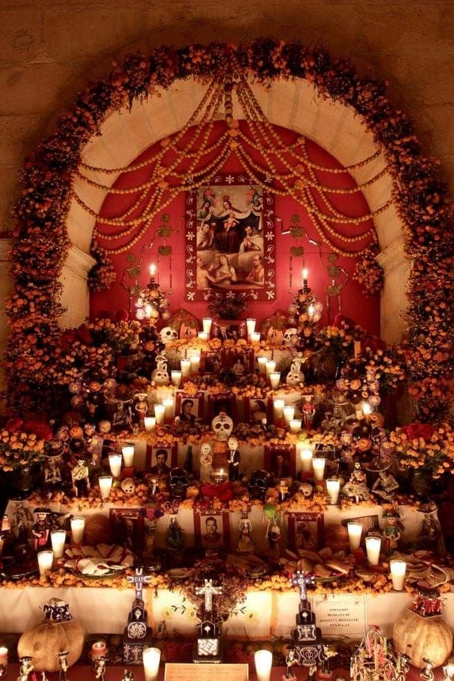 La magia del altar del día de los muertos mexicano