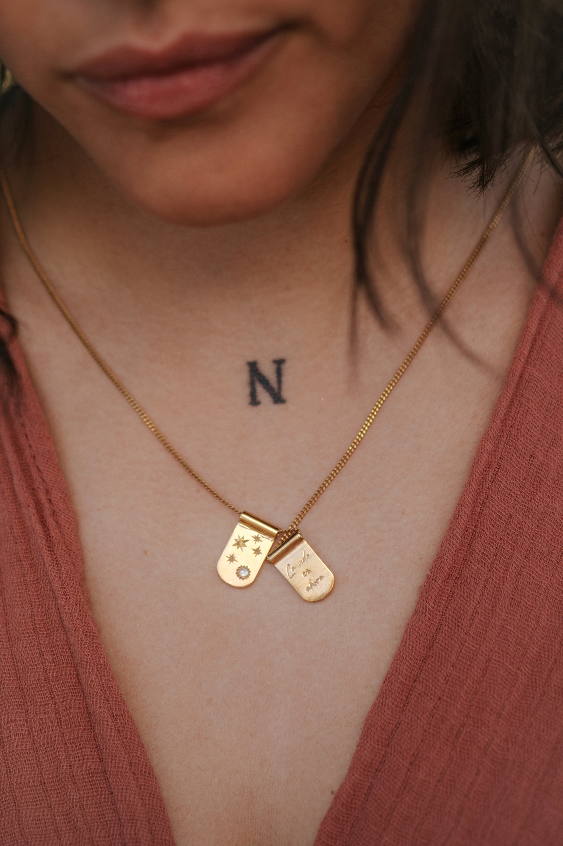 KARMA Bañado en Oro 18k