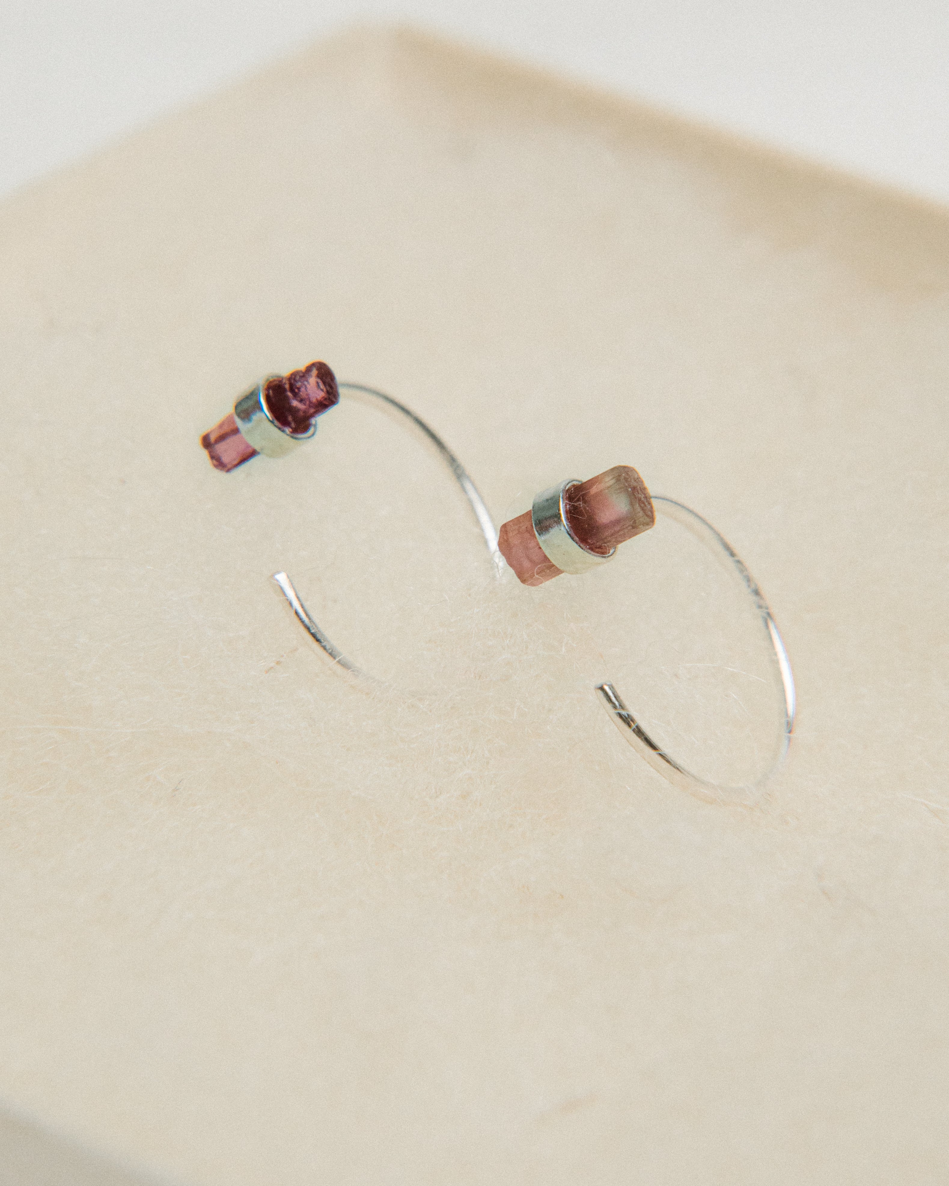 Pendientes Halo en Plata Reciclada