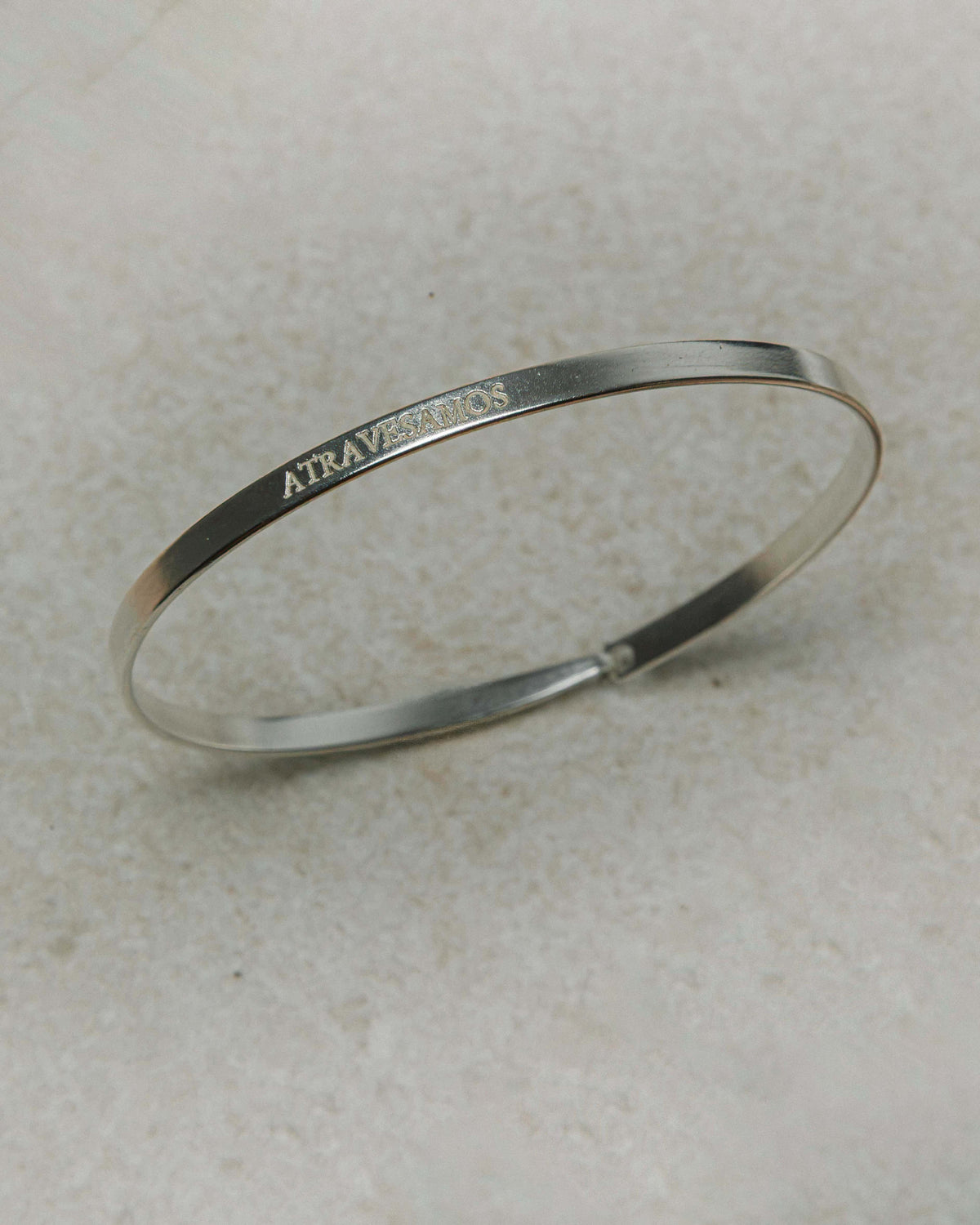 Pulsera MANTRA en Plata Reciclada