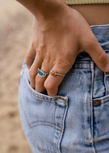 Anillo Sunshine con Apatita