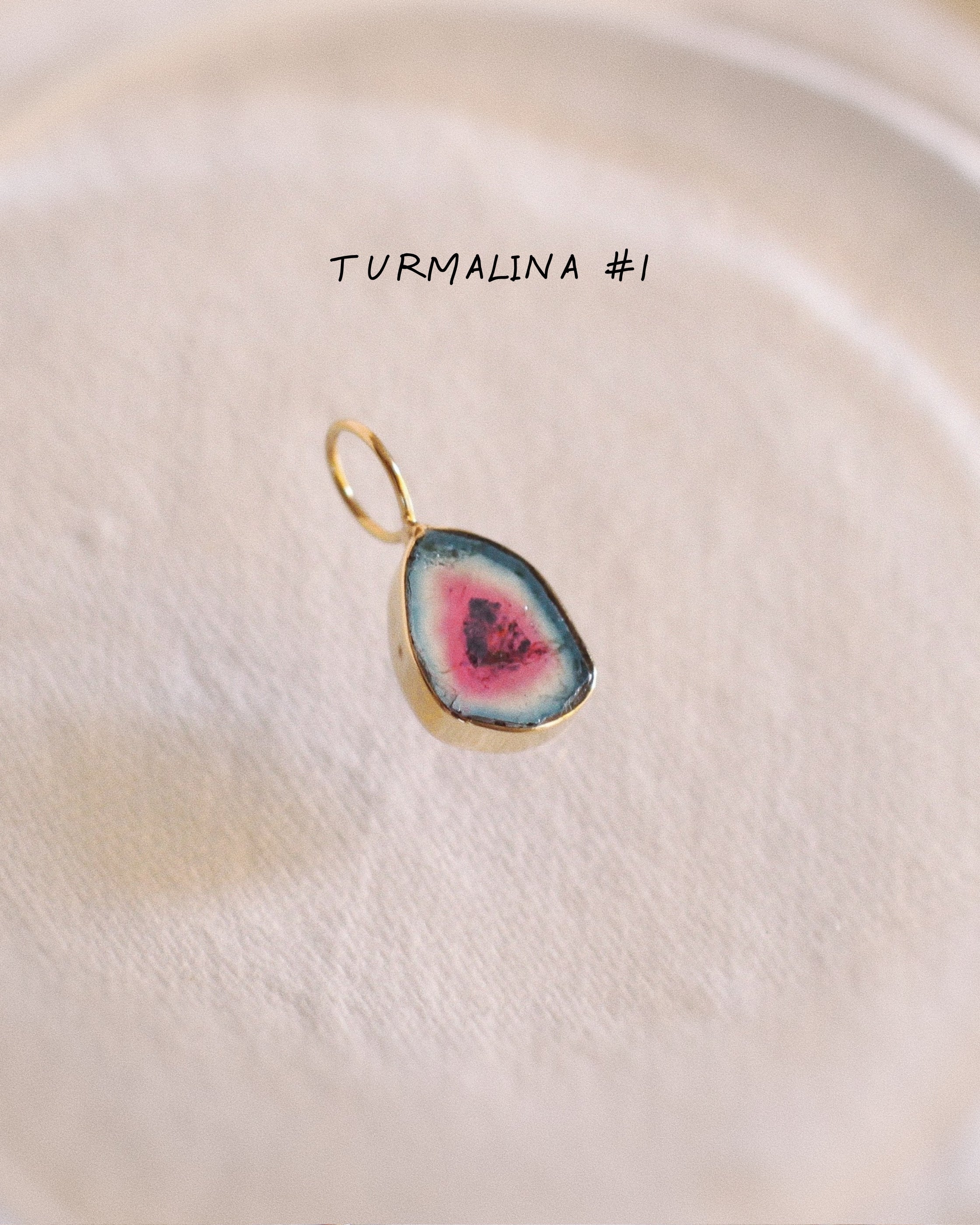 Turmalina Watermelon / Talla M · Pieza Única
