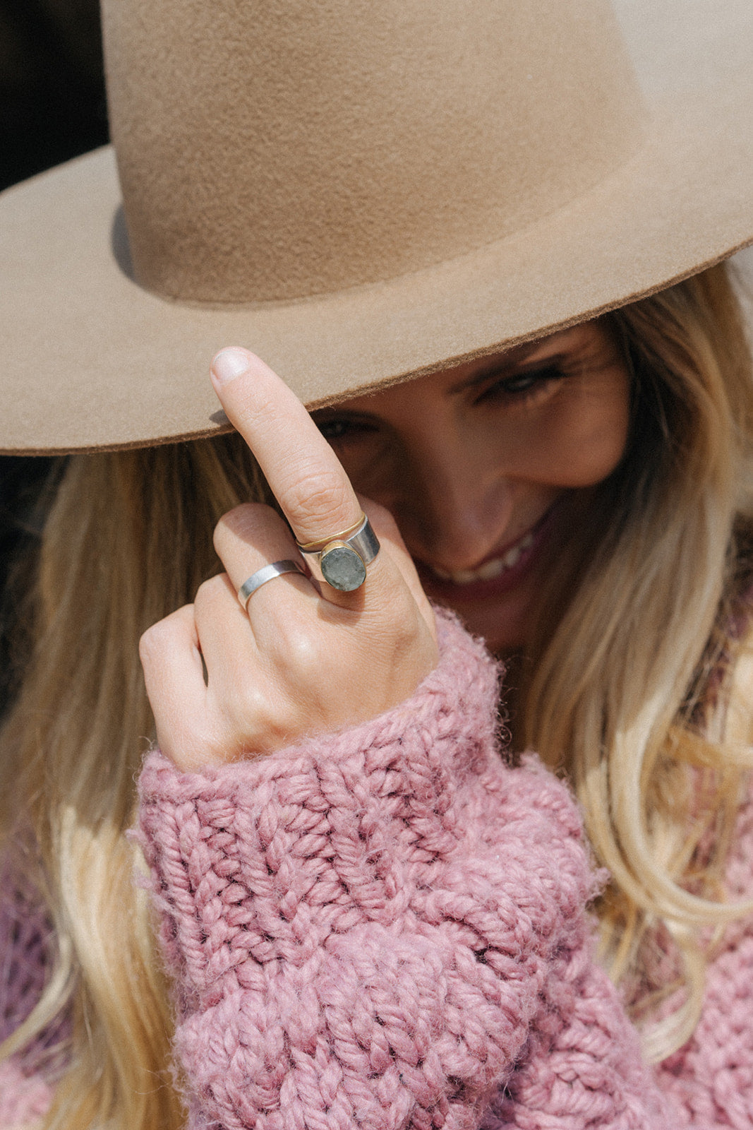 Anillo San Style con Aguamarina